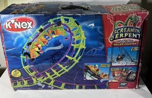 Montagne russe vintage 2002 K'Nex 63153 Screamin' Serpent con scatola *LEGGI DESCRIZIONE* - Foto 1 di 14