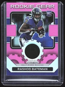 2021 Panini Prizm #RG-10 Rashod Bateman Rookie Gear RC, Baltimore Ravens NM - Bild 1 von 2