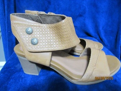 ROCKPORT COBB HILL WOMEN'S OPEN TOE BROWN SANDALS 10 M VGUC - Image 1 of 4