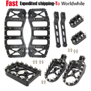 For Harley Street Glide Softail MX Style Foot Peg Floorboards Shifter Peg Pedals - Picture 1 of 15