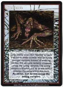 Obedience Vampire: The Eternal Struggle V:TES VTES Vampire CCG - Picture 1 of 1