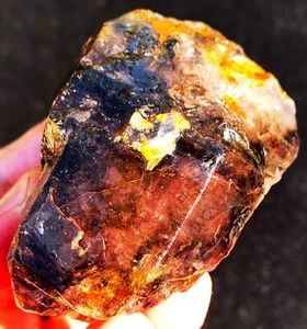 224g Diamond! Super Seven Skeletal Hair Amethyst Quartz Crystal Zimbabwe ie3551 - Picture 1 of 16