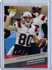 2020 Panini Instant #150 Gunner Olszewski Football Card Patriots - Only 127 made