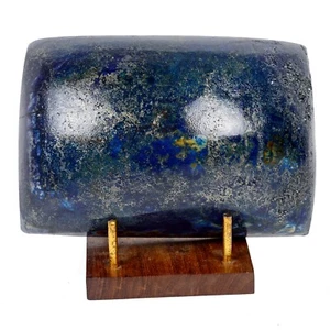8450 quilates lapislázuli azul con manchas doradas cabujón grado museo piedra preciosa suelta - Imagen 1 de 10