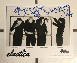 Elastica 8" X 10" Promotional Press Photo Signed In-Person 1995 - Picture 1 of 1