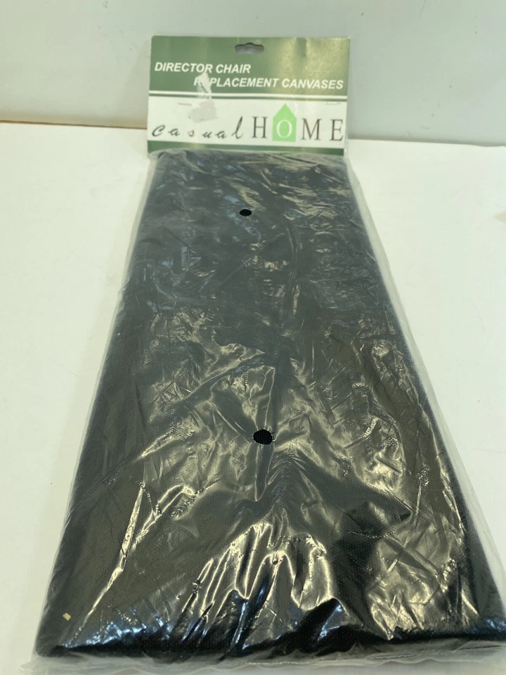 Replacement 100 Cotton Canvas Cover for Director Chair Seat Heavy Duty Black