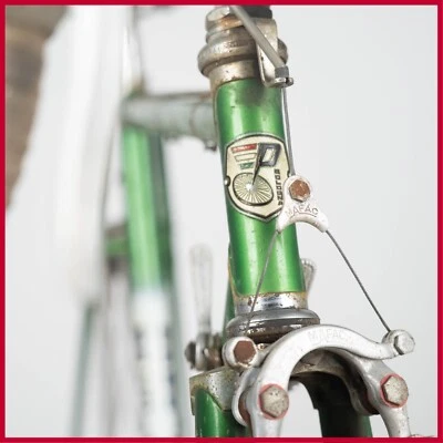 PATELLI SPECIAL STEEL CAMPAGNOLO FISCHER NUOVO RECORD VINTAGE ROAD RACING BIKE - Image 1 of 4
