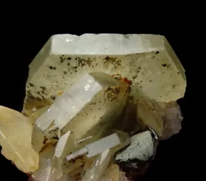 FLUORAPATITA Y ARSENOPIRITA - ¡Bonitos cristales! - PORTUGAL Panasqueira /pf555 - Imagen 1 de 12