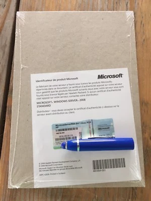 HP ROK Windows Server 2008 Standard 32 / 64 Bit /  Französisch mit MwSt Rechnung - Bild 1 von 3