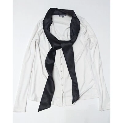 Top manga larga con corbata talla M Tinley Road Foto 1 de 4