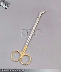 T/C Potts Smith Scissors 7.5" 45º Surgical Veterinary Instruments - Picture 1 of 3
