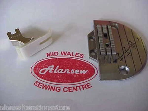 INDUSTRIAL SEWING MACHINE NEEDLE SET PLATE,T FOOT,PVC LEATHER WORKS ON BROTHER  - Picture 1 of 12