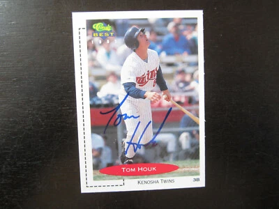 1991 Classic # 351 Tom Houk Autograph Signed Card (B) Kenosha Twins - Image 1 of 2