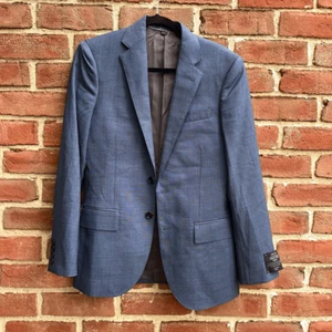 J.Crew $425 Ludlow Slim-fit italiano lana elástica traje chaqueta puerto azul 34 S - Imagen 1 de 12