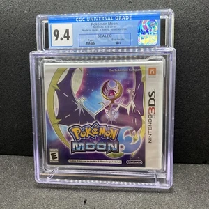 9.4 CGC Pokémon Moon Nintendo 3DS 2016 A++ Y-Folds Graded - Picture 1 of 2