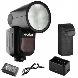 Godox V1N Flash, Wireless 2.4G, Zoom Fresnel, Batteria 2600mAh compatibile Nikon - Foto 1 di 9