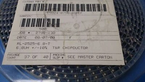 (500 PCS) RL-2525-6.8-T RENCO General Purpose Inductor, 6.8uH, 10%, SMD 1812 - Picture 1 of 3