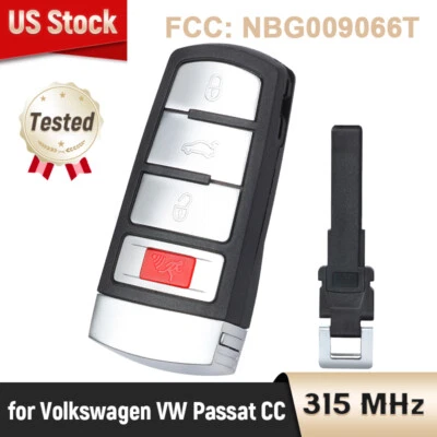 Mando a distancia para Volkswagen VW Passat CC 2007 2008 2009 2010 2011 2012 2013 4B Foto 1 de 4