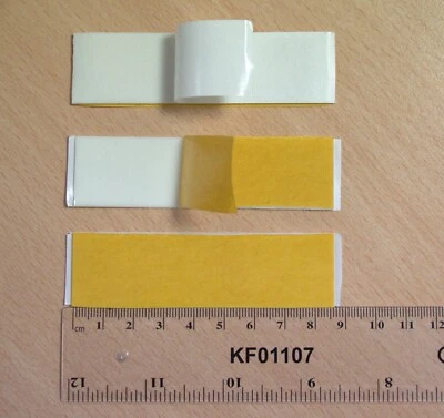 Cuscinetti Targa, Nastro Schiuma Forte Doppio Lato 1mm 86mm x 24mm Varie Quantità