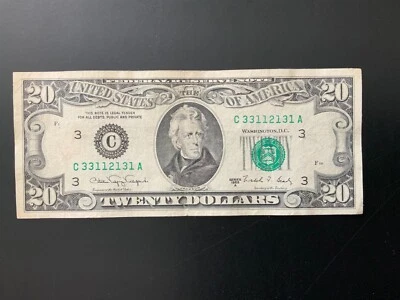 1988A $20 DOLLAR BILL C33112131A - Image 1 of 4