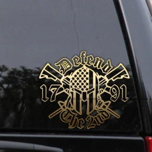 Defend The Second Spartan Helmet 1791 Vinyl Decal Sticker  - Picture 1 of 2