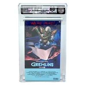 Sealed Gremlins Early Release VGA 80+ Graded VHS Tape Rare Warner HV Watermark - Picture 1 of 7