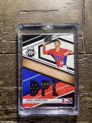 2020 Elite Extra Edition DPL Materials #25 Jimmy Troncoso Jersey Patch - Image 1 of 2