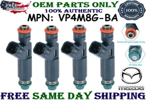 GENUINE SET OF 4 Denso BRAND NEW Fuel Injectors for 2004- 2009 Mazda 3 2.0L I4 - Picture 1 of 1
