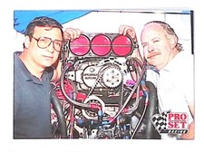 1992 Pro Set NHRA and Winston Drag Racing Card #159 Hartman and Strasser