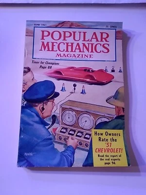Popular Mechanics Magazine Vintage June 1951 - Image 1 of 3