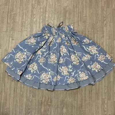 Hachas Mujer Falda Con Cordones Cinta Estampado Rosa Princesa Coqueta Ballet Núcleo Hada M Foto 1 de 4