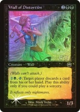 Magic MTG Tradingcard Mercadian Masques 1999 Wall of Distortion 171/350 FOIL