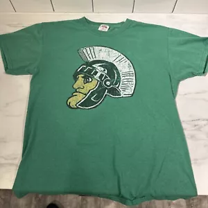 Michigan State Spartans Green Sparty Graphic T-Shirt Medium Possibly Vintage? - Picture 1 of 4