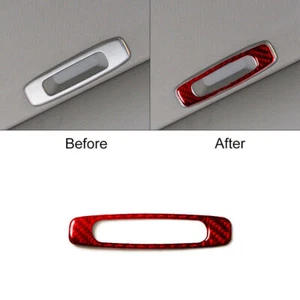 For Toyota Camry 07-11 Red Carbon Fiber Roof Window Handle Interior Trim - Picture 1 of 7