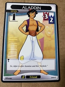 KINGDOM HEARTS CoM TCG BaseSet 10/91C ALADDIN Level 1 NM Disney Trading Card CCG - Bild 1 von 2
