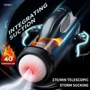 Leten Automatic Telescopic Male Masturbator Pussy Auto Thrusting Stroker Sex Toy - Picture 1 of 14