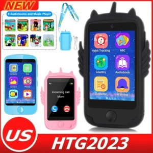 Reloj inteligente para niños teléfono con pantalla táctil con 19 juegos de aprendizaje cámara llamadas SOS juguete regalos - Imagen 1 de 53