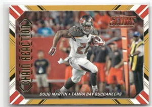 2016 Score #9 Doug Martin Chain Reaction Gold ☘️827 - Picture 1 of 2