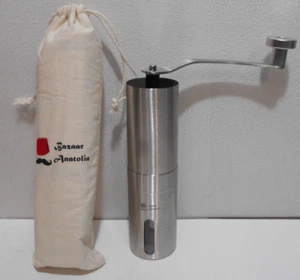 Bazaar Anatolia Turkish Manual Grinder 7.5'' X 1.8" , Coffee, Spice Grinder - Picture 1 of 1