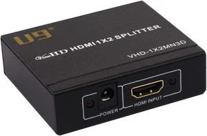Viewhd 2 Port 1X2 Powered HDMI 1 in 2 Out Mini Splitter for 1080P & 3D | Model: - Picture 1 of 12