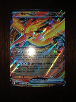 Carte Pokemon Moltres Ex del Team Rocket 031/182 Ita Set Rivali Predestinati DRI - Immagine 1 di 4