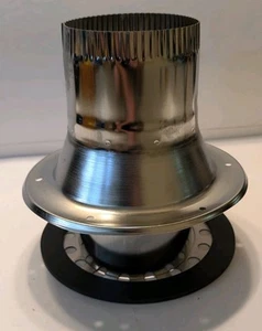 NEW DICKINSON 5 INCH STAINLESS STEEL DECK FITTING 18-050 WITH GASKET AND RING - Picture 1 of 8