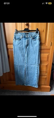 Maxi Denim Skirt Size 10 - Image 1 of 3