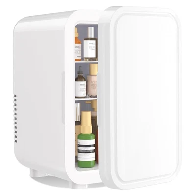 Piccolo Frigorifero 6 Litri Mini Frigo Elettrico Camera Portatile 220-240V AC/DC - Immagine 1 di 4