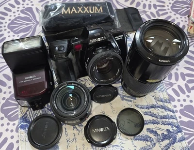 Sony Minolta AF 7000 Camera OUTFIT 3 LENSES,50, 35-105, 70-210mm TESTED 9++ #5 - Image 1 of 4