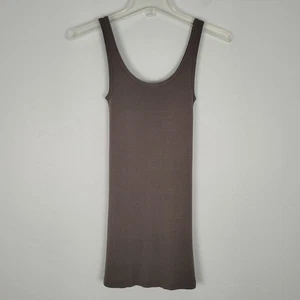 Vince Gr. XS Modal Tank Top Lagenlook ärmellos Stretch braun taupe - Bild 1 von 10