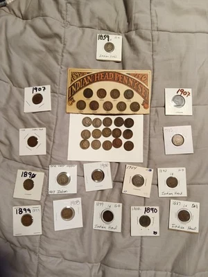 No Junk Coins 1¢ Indian Heads - Image 1 of 4