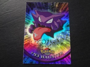 1999 Topps Pokemon Rainbow Foil #93 Haunter Holo Blue Logo Series 2 TV Animation - Picture 1 of 2