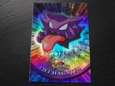 1999 Topps Pokemon Rainbow Foil #93 Haunter Holo Blue Logo Series 2 TV Animation - Image 1 of 2