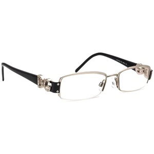 Dolce & Gabbana Eyeglasses DG 1147-B 061 Silver/Black Half Rim Italy 50[]16 130 - Picture 1 of 6